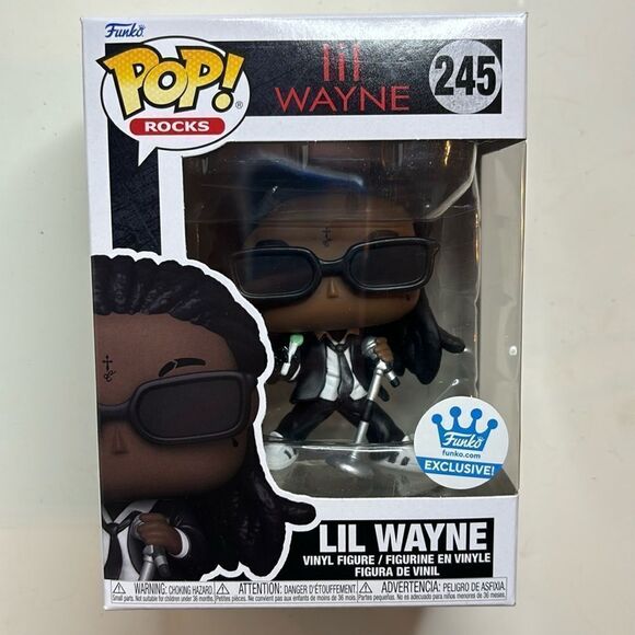 Funko POP! Rocks #245 Lil John Collectible Vinyl figure with microphone